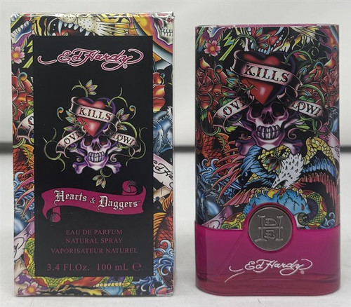 Ed Hardy Hearts & Daggers by Christian Audigier 3.4 oz Eau De Parfum Spray for Women Outlet