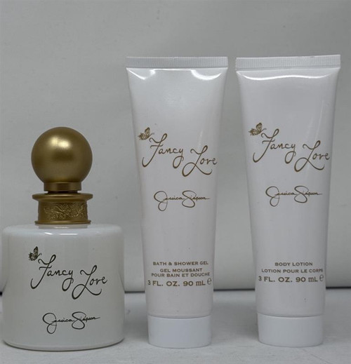 Fancy Love by Jessica Simpson 3 Piece Gift Set for Women Outlet Unboxed