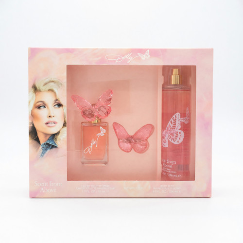 Scent From Above by Dolly Parton, 3 Piece Gift Set for Women.
