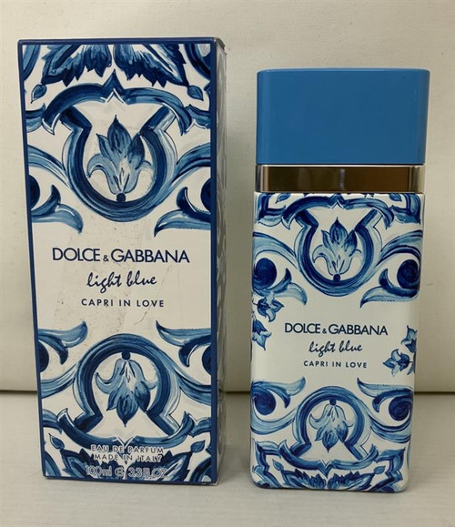 Light Blue Capri In Love by Dolce & Gabbana 3.3 oz Eau De Parfum Spray for Women Outlet