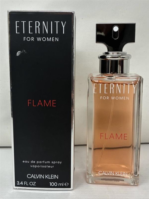 Eternity Flame by Calvin Klein 3.4 oz Eau De Parfum Spray for Women Outlet
