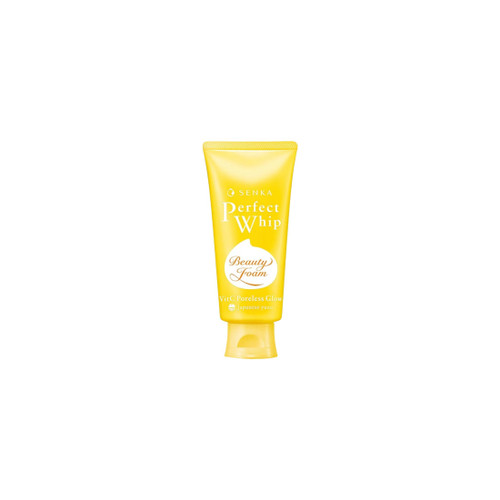 Shiseido Senka Perfect Whip Vit C Poreless Glow by Senka, 4.23 oz Foaming Cleanser Japanese Yuzu for Unisex