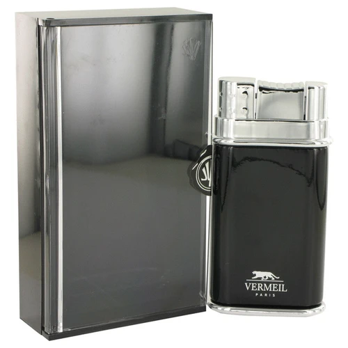 Black by Vermeil, 3.3 oz Eau De Toilette Spray for Men