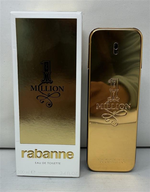 1 Million by Paco Rabanne, 3.4 oz Eau De Toilette Spray for Men Outlet