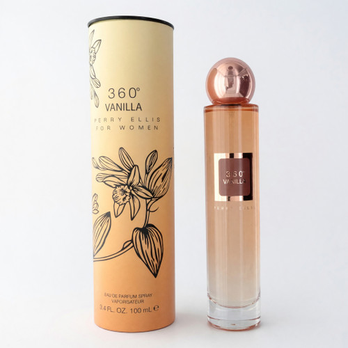 Perry Ellis 360 Vanilla by Perry Ellis, 3.4 oz EDP Spray for Women