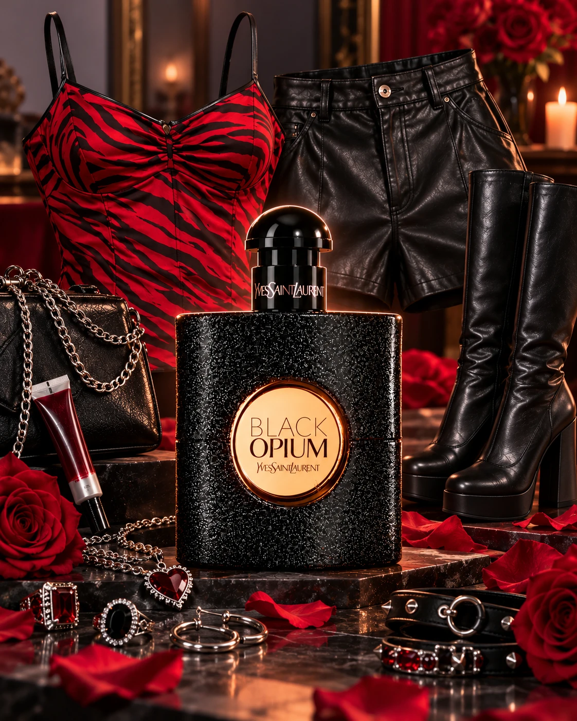 How to DIY a Nikki Costume from Obsession, paired with Black Opium by Yves Saint Laurent