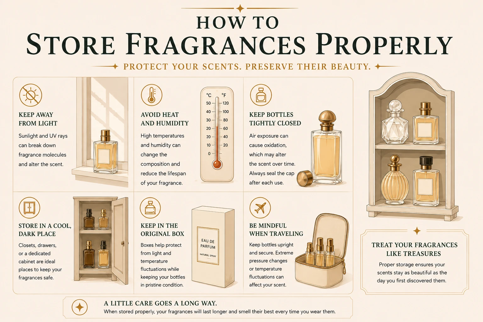 How to store your fragrances