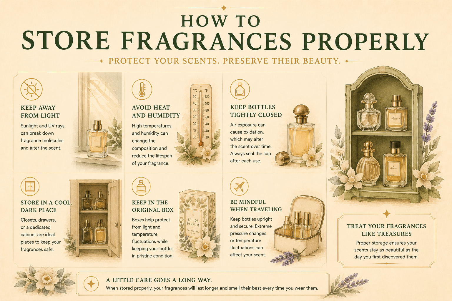 How to store your fragrances