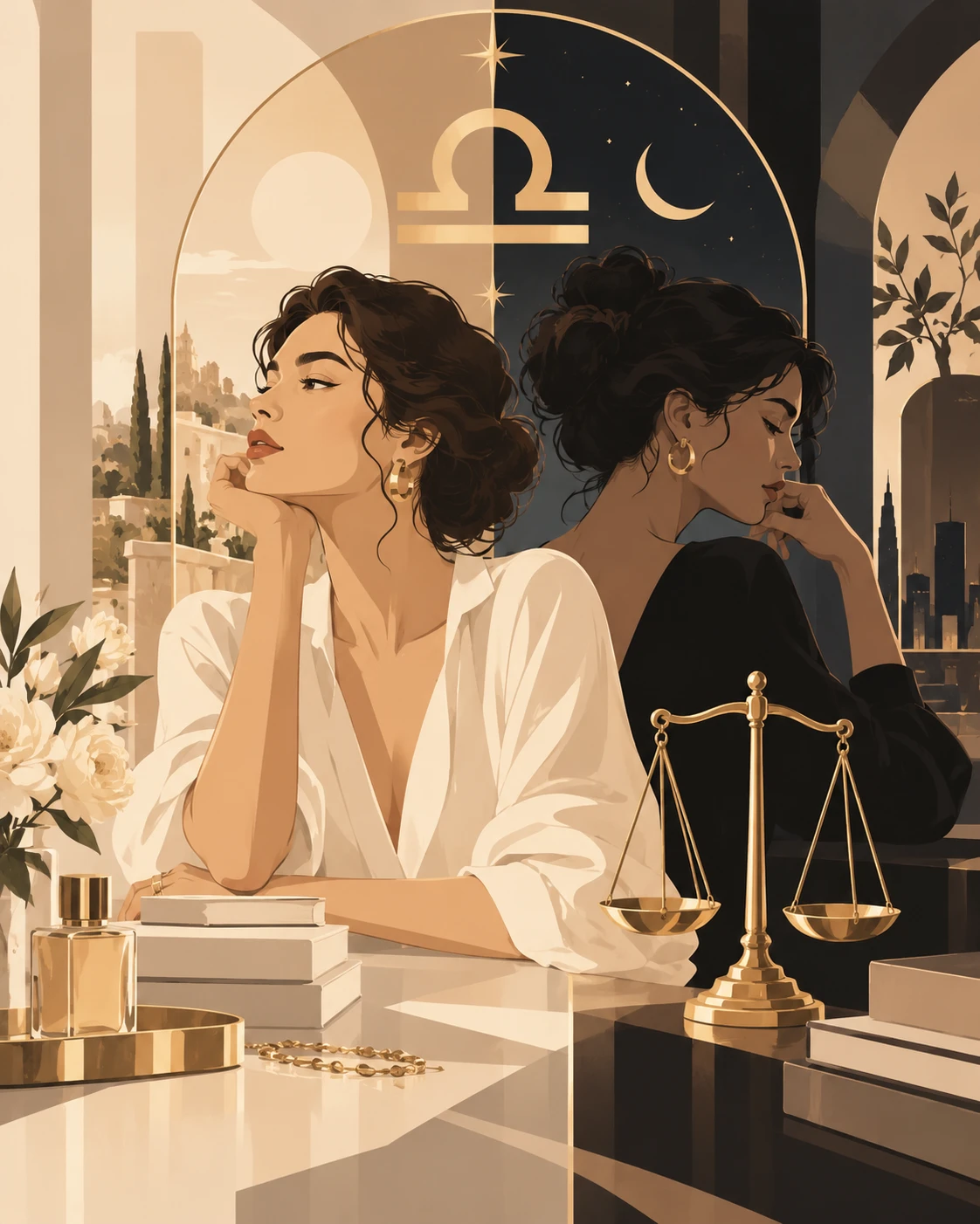 Libra is not simply about being pretty or polished. They are drawn to harmony, yet full of contraditctions.