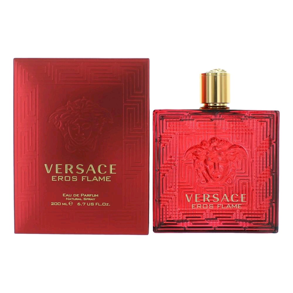 香水(男性用) VERSACE EROS FLAME Eau de Parfum Eros Flame by Versace, 3.4 oz EDP Spray for Men