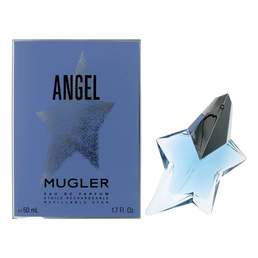Angel by Thierry Mugler, 3.4 oz EDP Spray Refillable Star for Women
