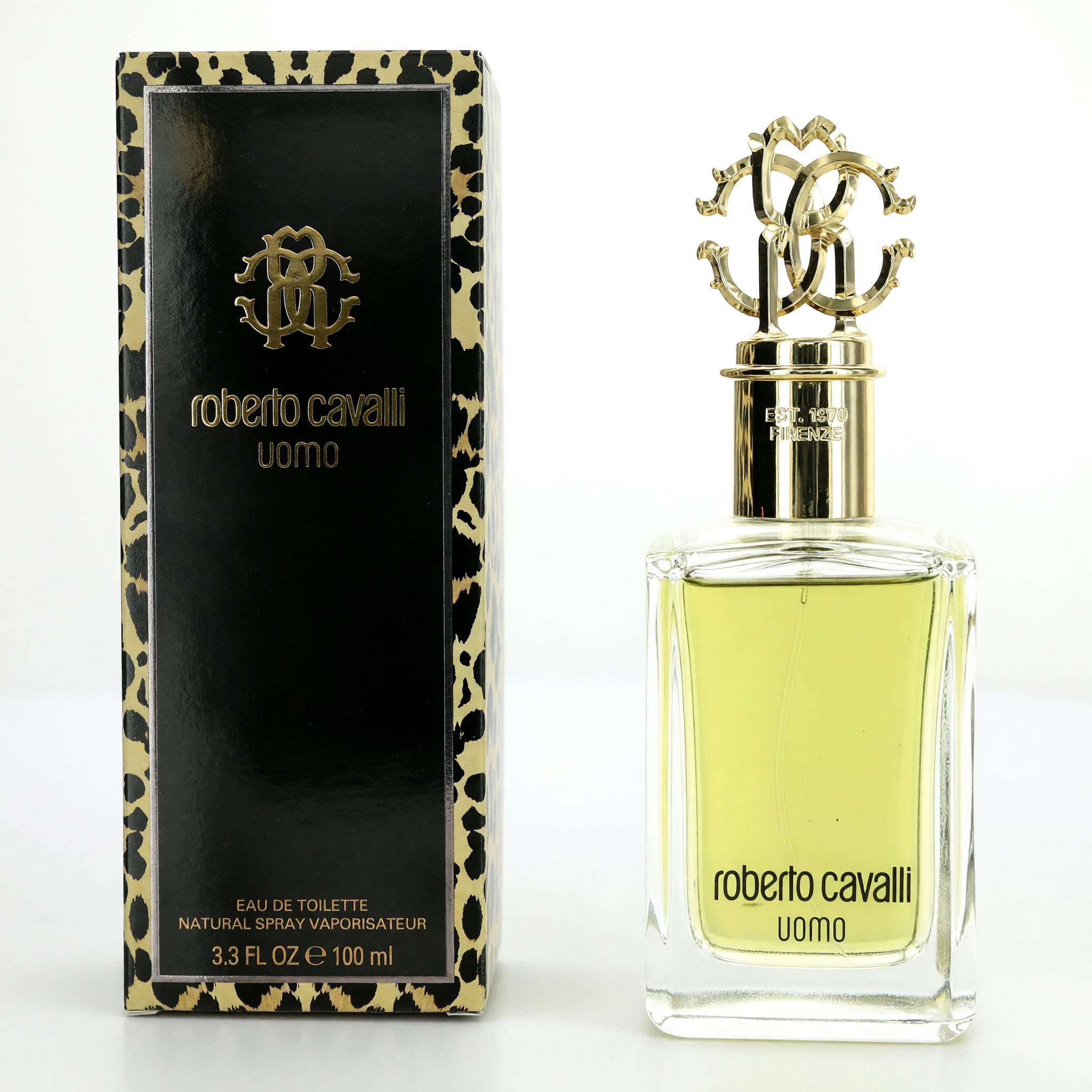 Roberto Cavalli Uomo by Roberto Cavalli, 3.3 oz Parfum Spray for Men
