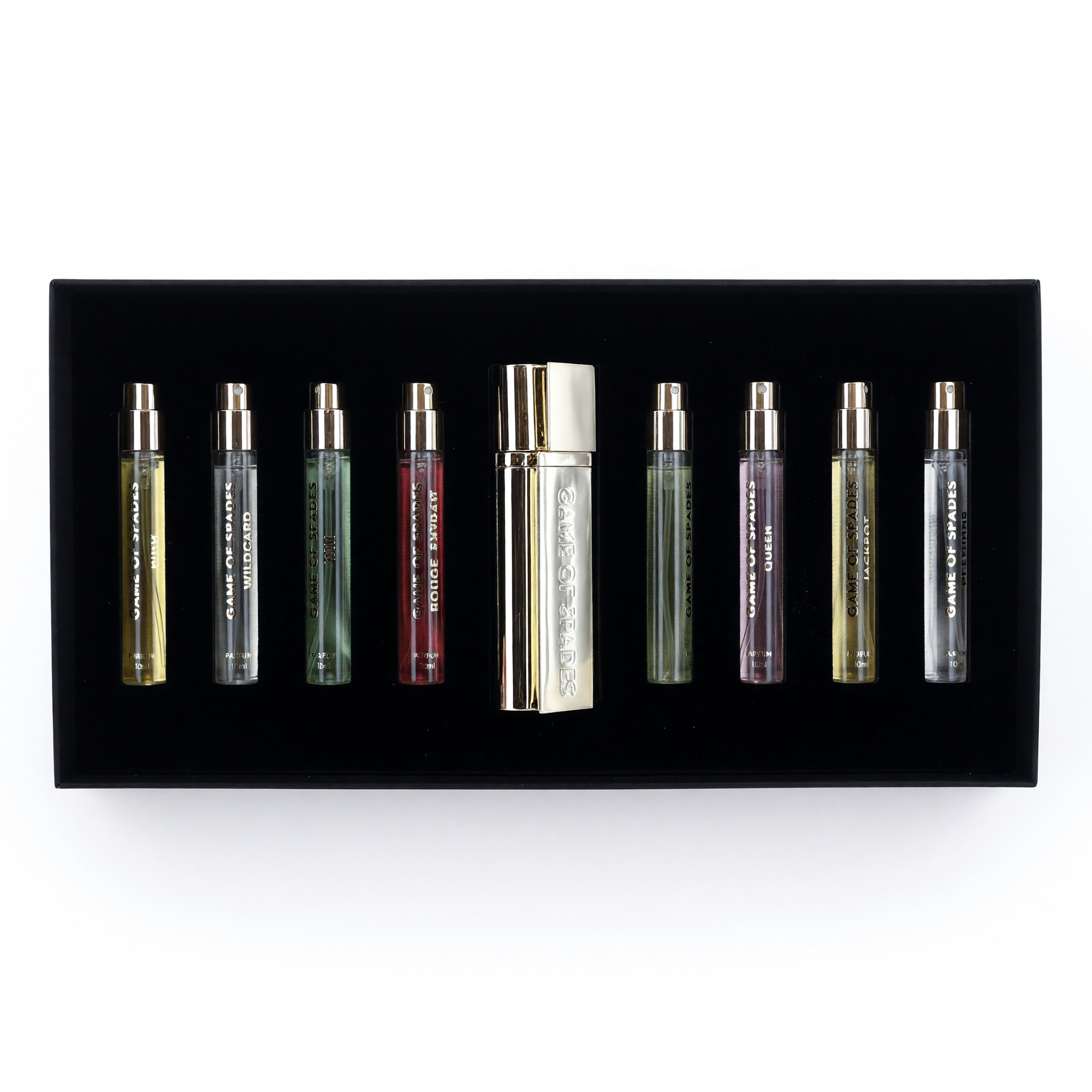 Game of Spades by Jo Milano, 9 Piece Coffret Set for Unisex - White