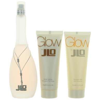 Glow by JLO オードトワレ 100ml ✖︎ 3本セット　未使用　未開封 Glow by J.Lo, 3 Piece Gift Set for Women (Jennifer Lopez)