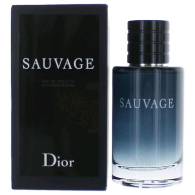 香水(男性用) Dior Sauvage Eau de Toilette Sauvage by Christian Dior, 2 oz EDT Spray for Men