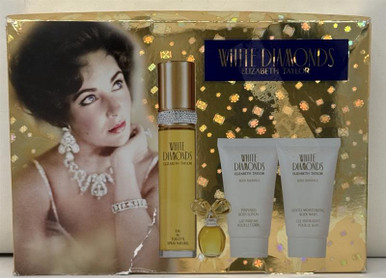White Diamonds by Elizabeth Taylor 4 Piece Gift Set for Women