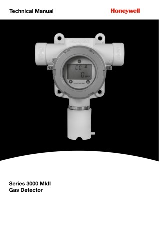 honeywell-系列-3000-MKII-气体检测仪技术手册.jpeg。