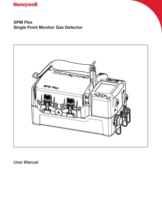 honeywell-SPM-FLEX-单点监测仪-气体检测仪-用户手册.jpeg。