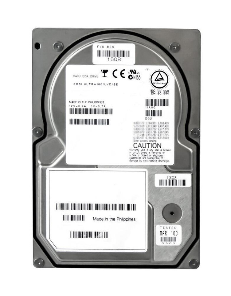 01096W - Dell 73GB 10000RPM Ultra160 SCSI 3.5" HDD