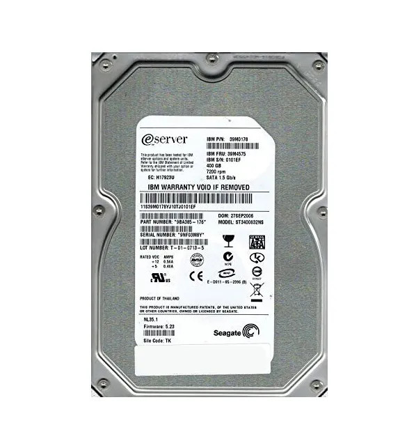 9BA385-176 - Seagate 400GB 7200RPM SATA 1.5Gb/s 3.5" HDD