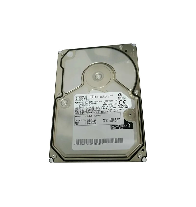 07N3832 - IBM 36.4GB 10000RPM Ultra160 SCSI 3.5" HDD