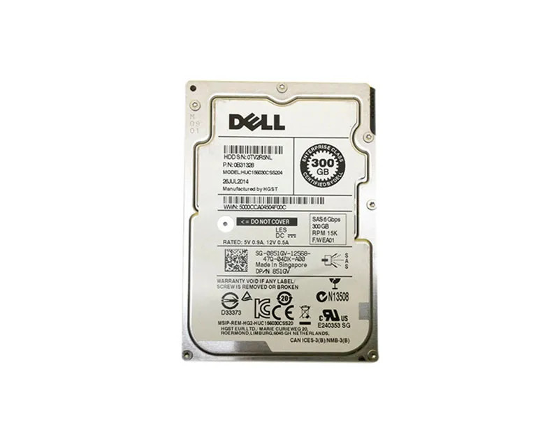 0851GV - Dell 300GB 15000RPM SAS 6Gb/s 2.5" HDD