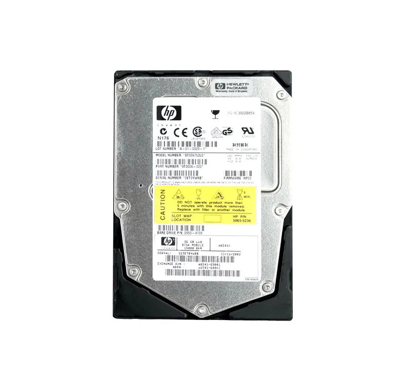 0950-4139 - HP 36.4GB 15000RPM Ultra-160 SCSI 3.5" HDD