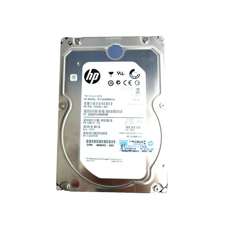 480942-002 - HP 1TB 7200RPM SATA 3.5" Hot-Plug HDD