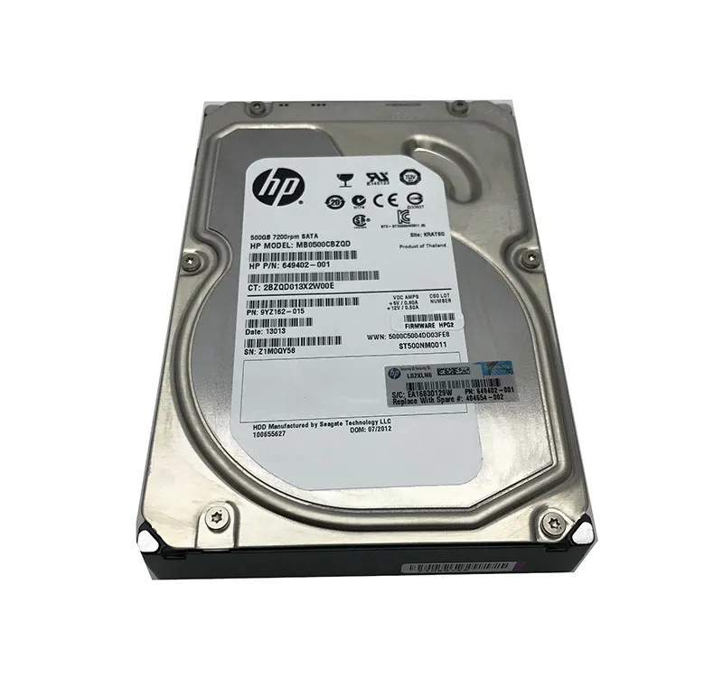 404654-002 - HP 500GB 7200RPM SATA 3.5" HDD