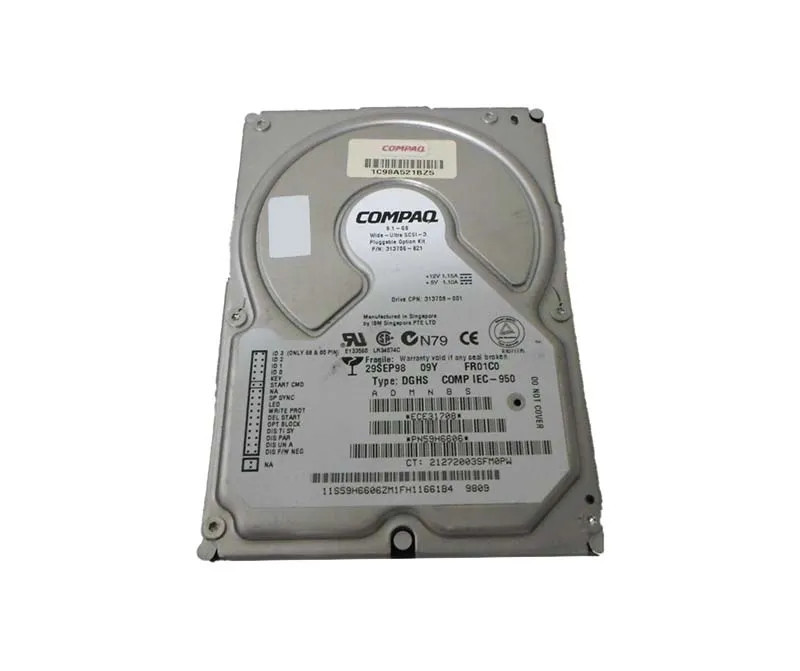 313706-001 - HP 9.1GB 7200RPM Ultra2 SCSI 80-Pin 3.5" HDD