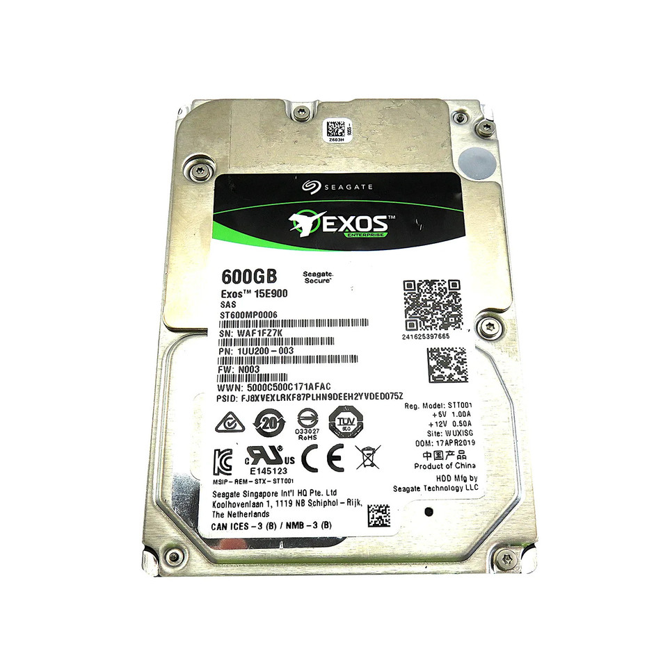 1UU200-003 - Seagate 600GB 15000RPM SAS 12Gb/s 2.5" HDD