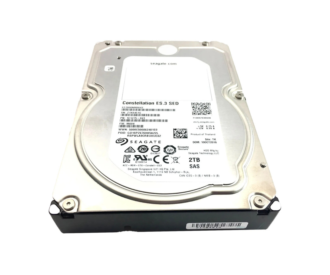 1C1275-041 - Seagate 2TB 7200RPM SAS 6Gb/s 128MB 3.5" HDD