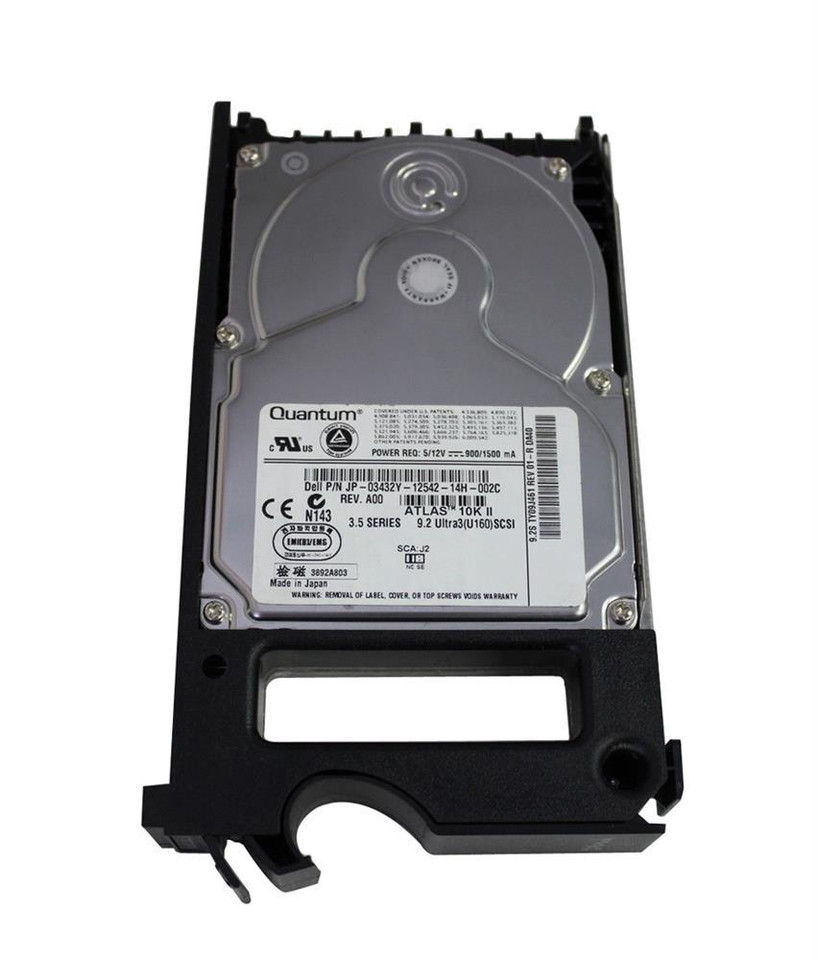 03432Y - Dell 9.1GB 10000RPM Ultra160 SCSI 3.5" HDD