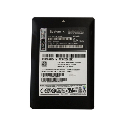 00YC400 - IBM 960GB MLC SATA 6Gb/s 2.5" Hot-Swap SSD