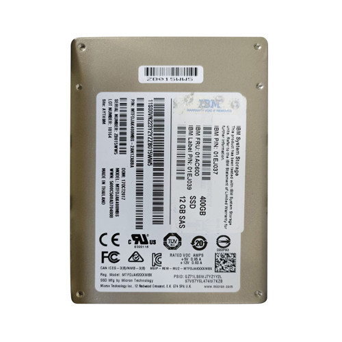 01EJ037 - IBM 400GB SAS 12Gb/s 2.5" MLC SSD