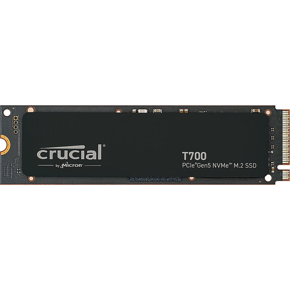 CT4000T700SSD3T - Crucial T700 4TB PCIe Gen5 NVMe M.2 Encrypted SSD