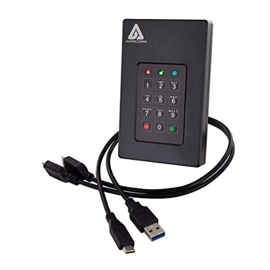 AFL3-S500 - Apricorn 512GB USB 3.2 Gen 1 370MB/s Drive