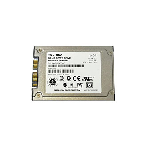 THNS064GG2BAAA - TOSHIBA 64GB SATA 3Gb/s mSATA 1.8" SSD