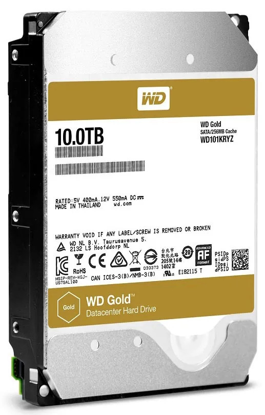 WD101KRYZ - WESTERN DIGITAL 10TB 7200RPM SATA 3.5" HDD