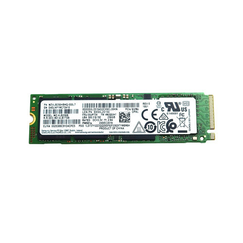 MZVLB256HBHQ-000L7 - Samsung 256GB PCIe NVMe 3.0 x4 M.2 2280 SSD