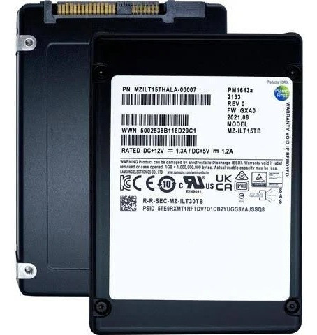 MZ-ILT3T8B - Samsung 3.84TB SAS 12Gb/s 2.5" SSD