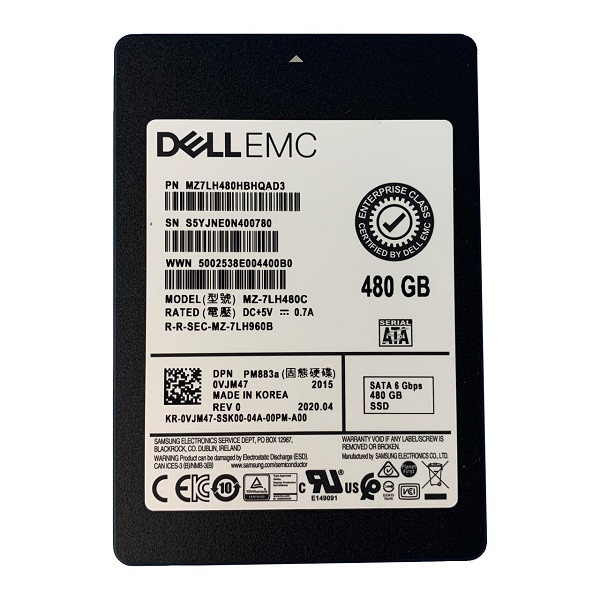 MZ-7LH480C - Samsung 480GB SATA 6Gb/s 2.5" SSD