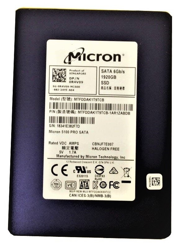 MTFDDAK1T9TCB-1AR1ZABDB - MICRON 1.92TB SATA 6Gb/s 2.5" SSD