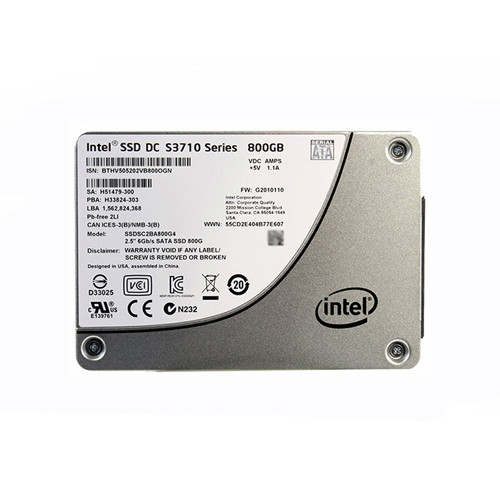 H33824-303 - Intel 800GB SATA 6Gb/s 2.5" SSD