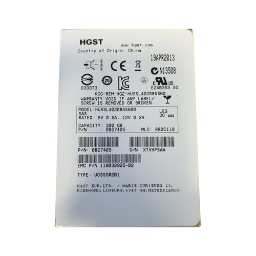 0B27405 - Hitachi 200GB SAS 6Gb/s 2.5" SLC SSD