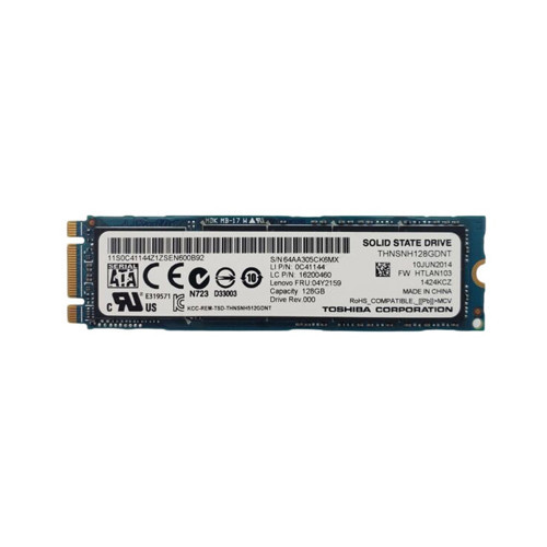0C41144 - Lenovo 128GB SATA 6Gb/s M.2 2280 SSD