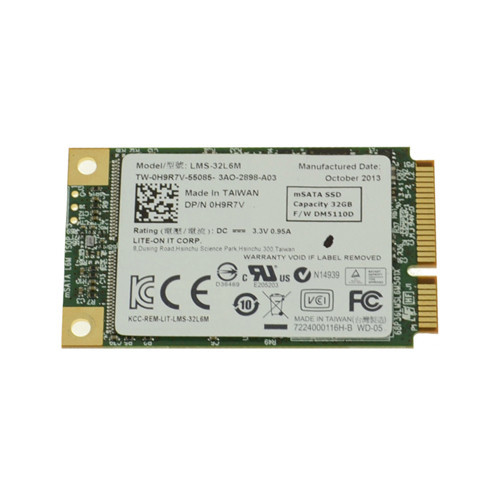 0H9R7V - Dell 32GB PCI Express mSATA 1.8" SSD
