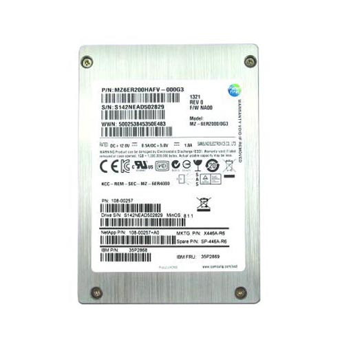 X446A-R6 - NETAPP 200GB SAS 2.5" SSD