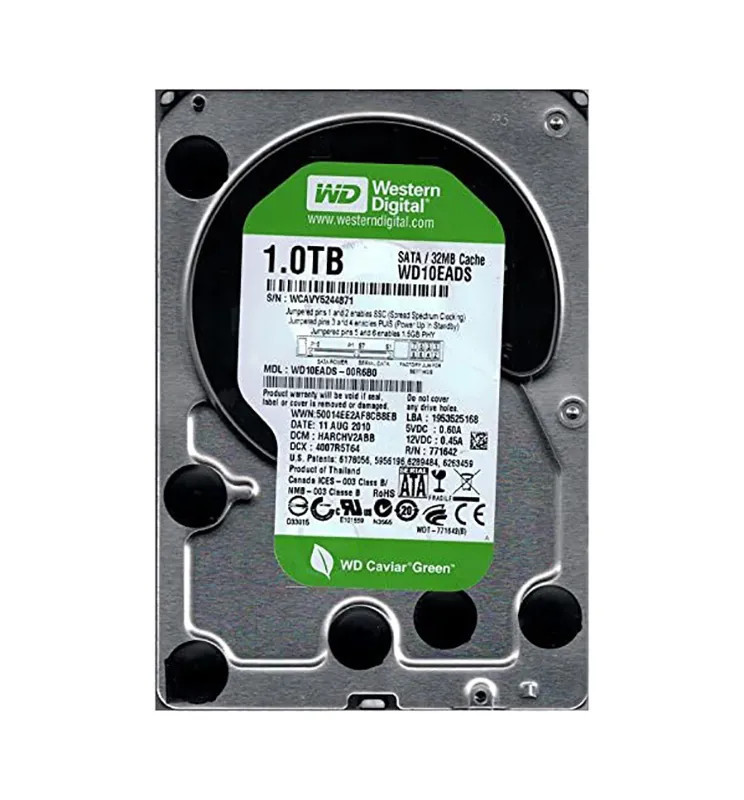 WD10EADS-00R6B0 - Western Digital 1TB 5400RPM SATA 3Gb/s 32MB 3.5" HDD