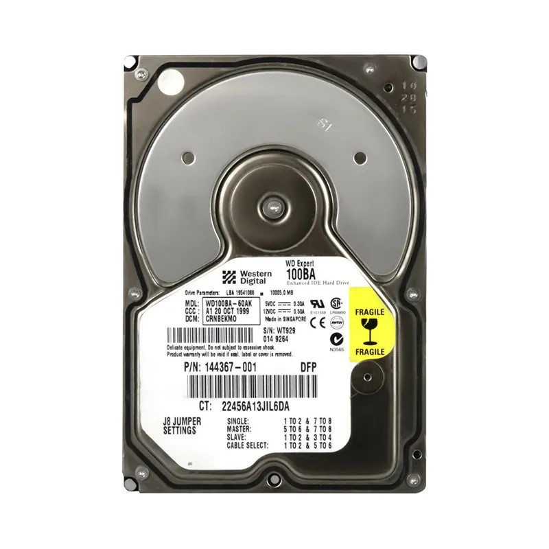 WD100BA-60AK - WESTERN DIGITAL 10GB 7200RPM EIDE 3.5" HDD